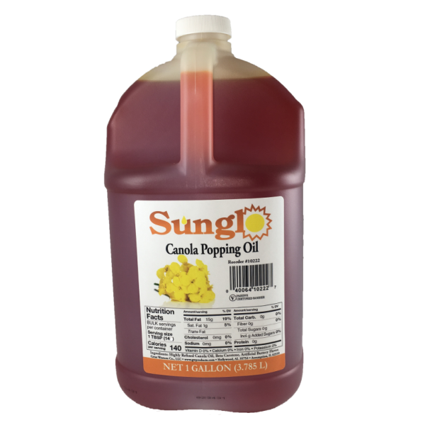Sunglo Canola Popping Oil